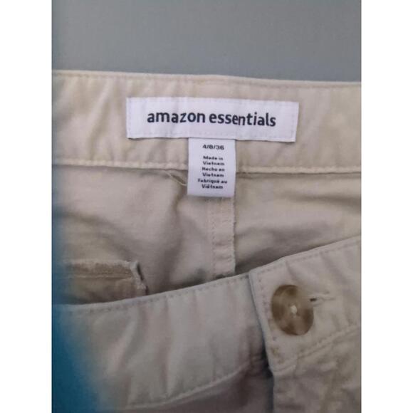 Womens Pants Size 4 Khaki Business Casual‎ Minimalist Academia Preppy Coastal - Picture 8 of 8